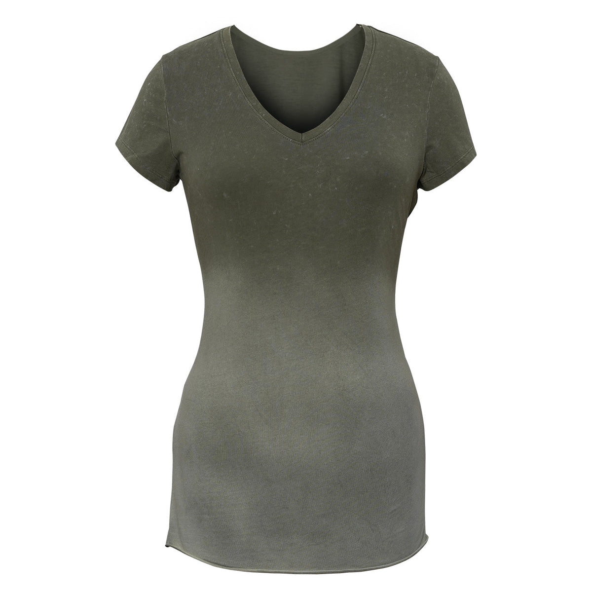 Ladies Shredded Back SS Shirt