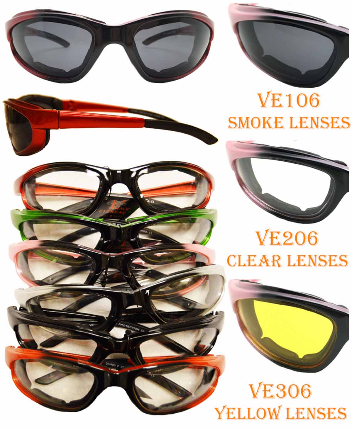 VE-06 UV400 Filtering Sunglasses