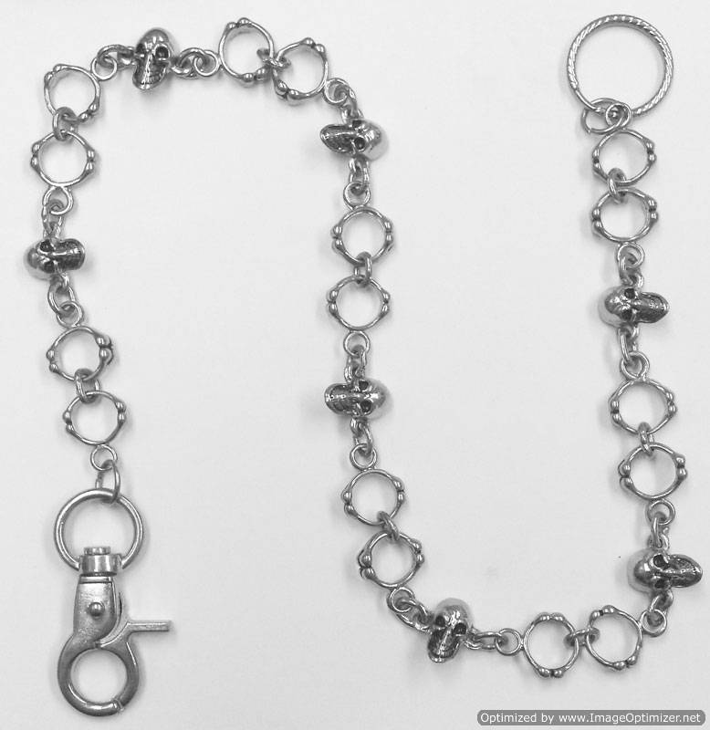 Wallet Chain - Skull & Bones