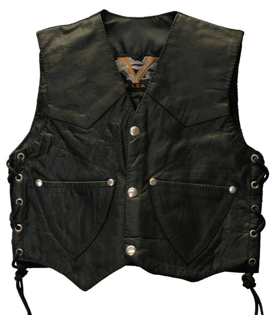 Kid's Top Grain Lace Side Vest