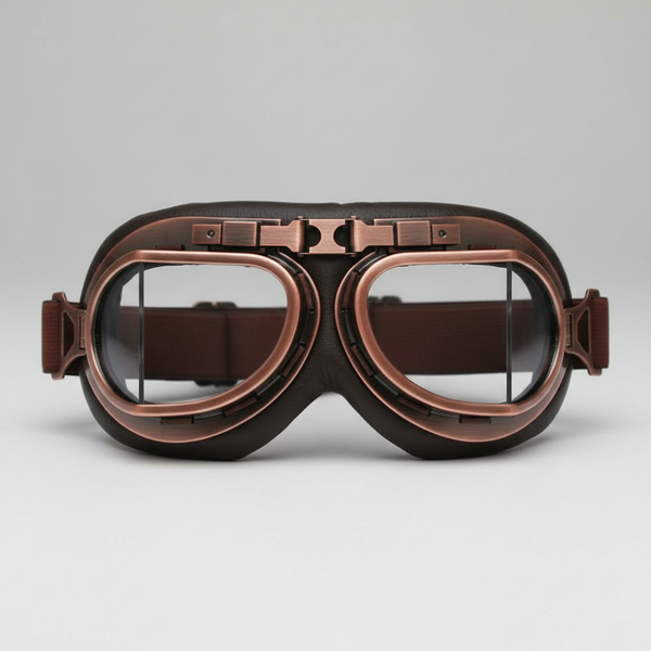 Vintage Aviator Motorcycle Goggles