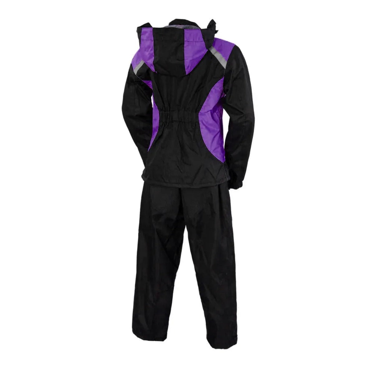 First Manufacturing Ripstop - Women's Breathable Rain Suit, Black/Purple
