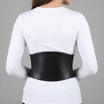 Lace Up Corset Belt — backview view