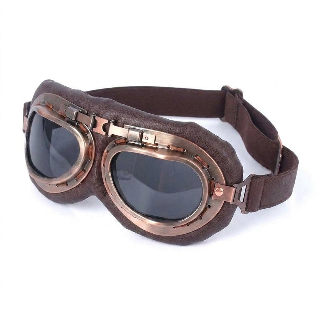 Motorcycle Accessory - Retro Motorcycle Goggles Glasses Vintage Moto C