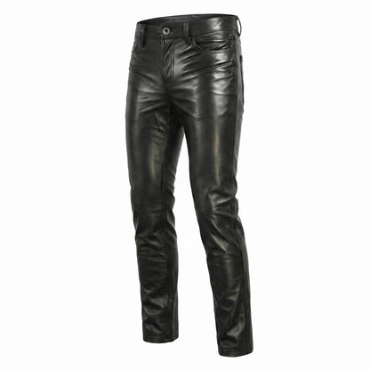Motorcycle Accessory - Choice PU Leather Pants Men's Fashion Rock Styl