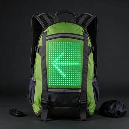 Backpack with the remote and the rain cover