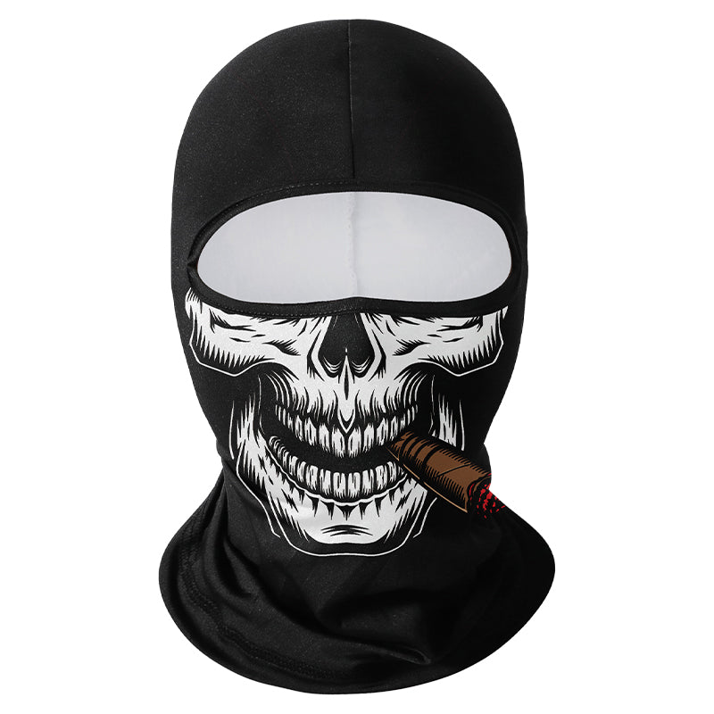 Cigar Skull printed balaclava