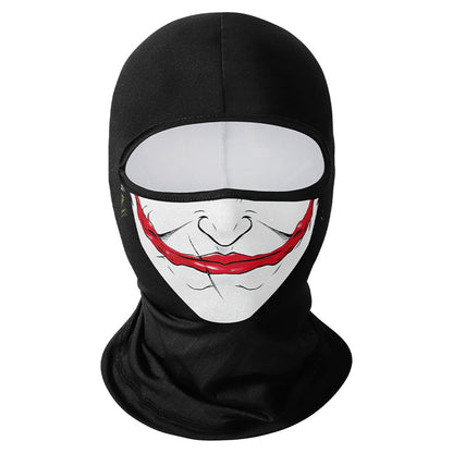 White Grin printed balaclava