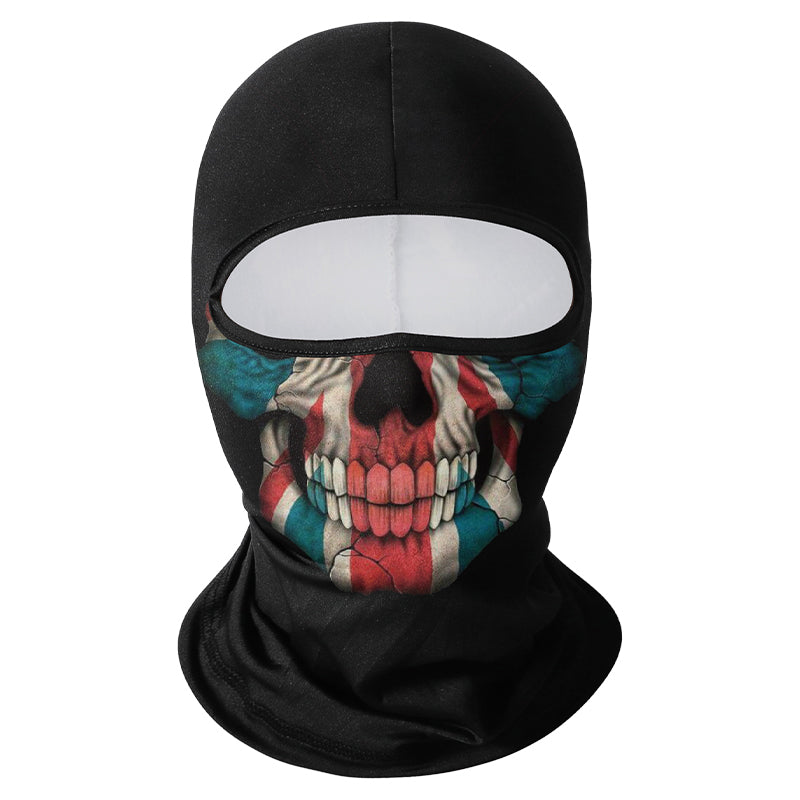Painted Skull printed balaclava