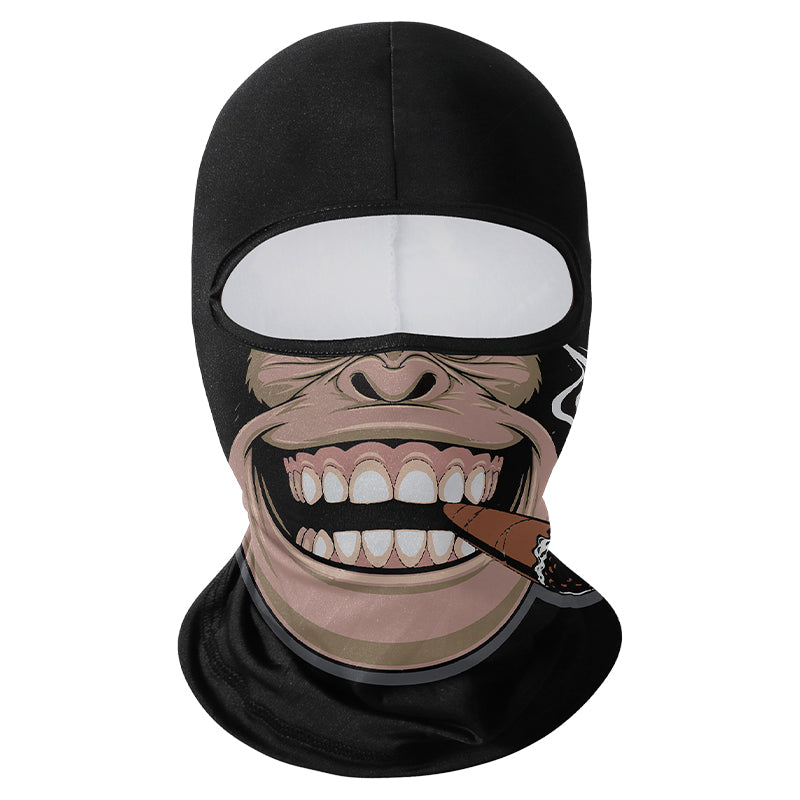 Cigar Grin printed balaclava