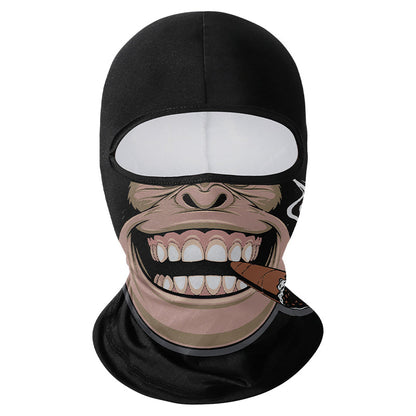Cigar Grin printed balaclava