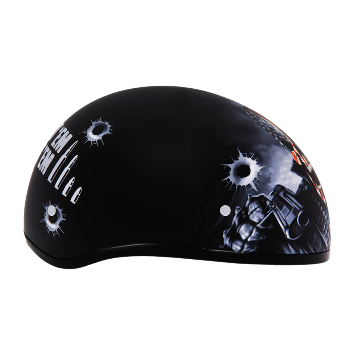 Strap and shell detail on the Daytona skull cap
