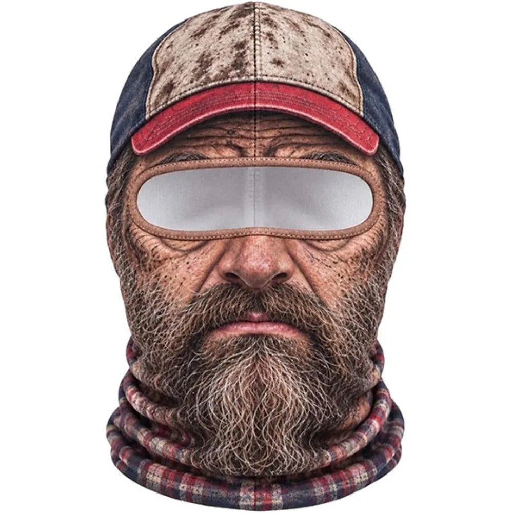 Cap & Beard funny ski mask