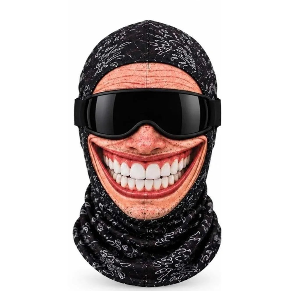 Gold Teeth funny ski mask