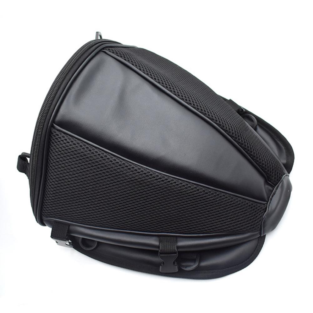Expandable section of the waterproof motorcycle tail bag