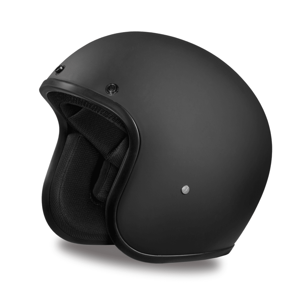 Daytona D.O.T Cruiser dull black open face motorcycle helmet