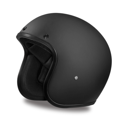 Daytona D.O.T Cruiser dull black open face motorcycle helmet