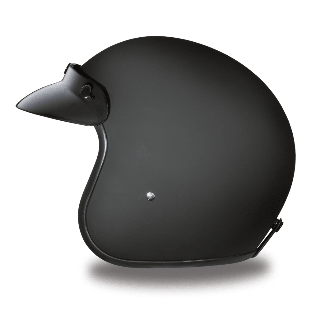 Daytona D.O.T Cruiser dull black open face motorcycle helmet