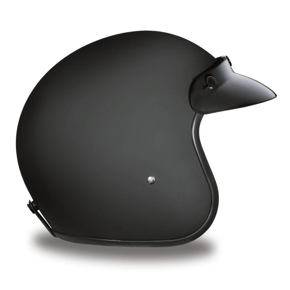Daytona D.O.T Cruiser dull black open face motorcycle helmet