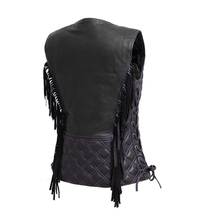 Bandida Women's Motorcycle Leather Vest Women's Leather Vest Vests