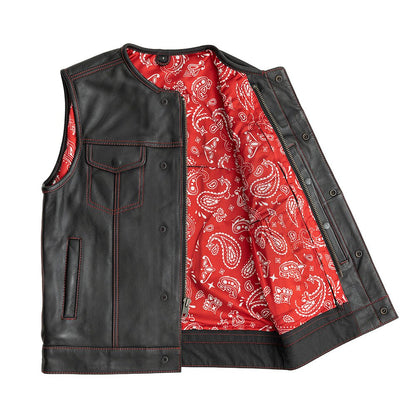Bandit Men's Leather Motorcycle Vest Men's Leather Vest Vests