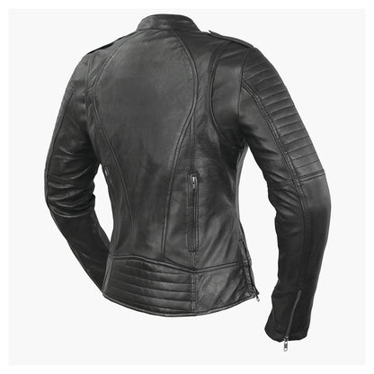 Biker - Women's Motorcycle Leather Jacket Women's Leather Jacket Jackets