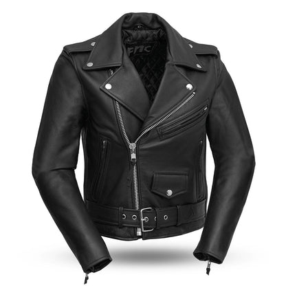 Bikerlicious - Women's Motorcycle Leather Jacket Women's Leather Jacket Jackets Black XS