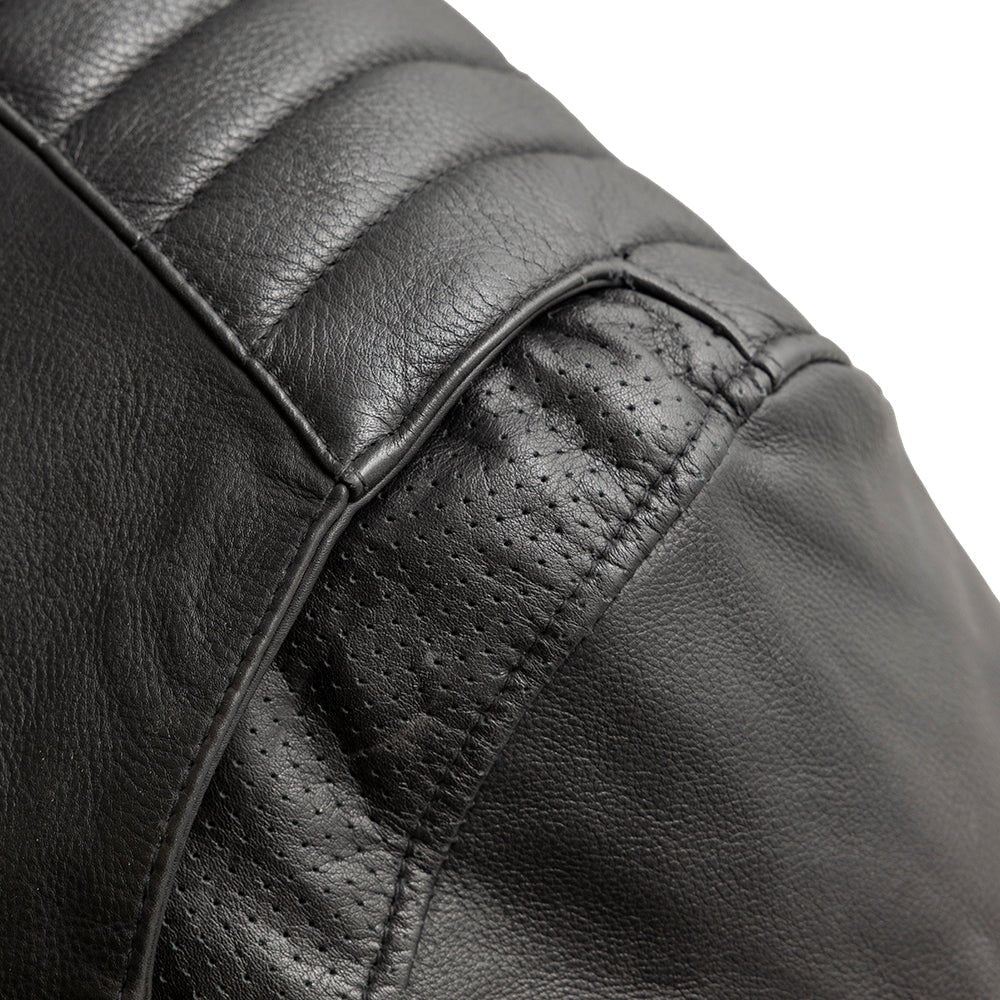 BiTurbo - Men's Leather Motorcycle Jacket Men's Leather Jacket Jackets
