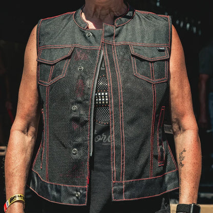 Jessica Moto Mesh Women's Motorcycle Vest Women's Moto Mesh Vest Vests