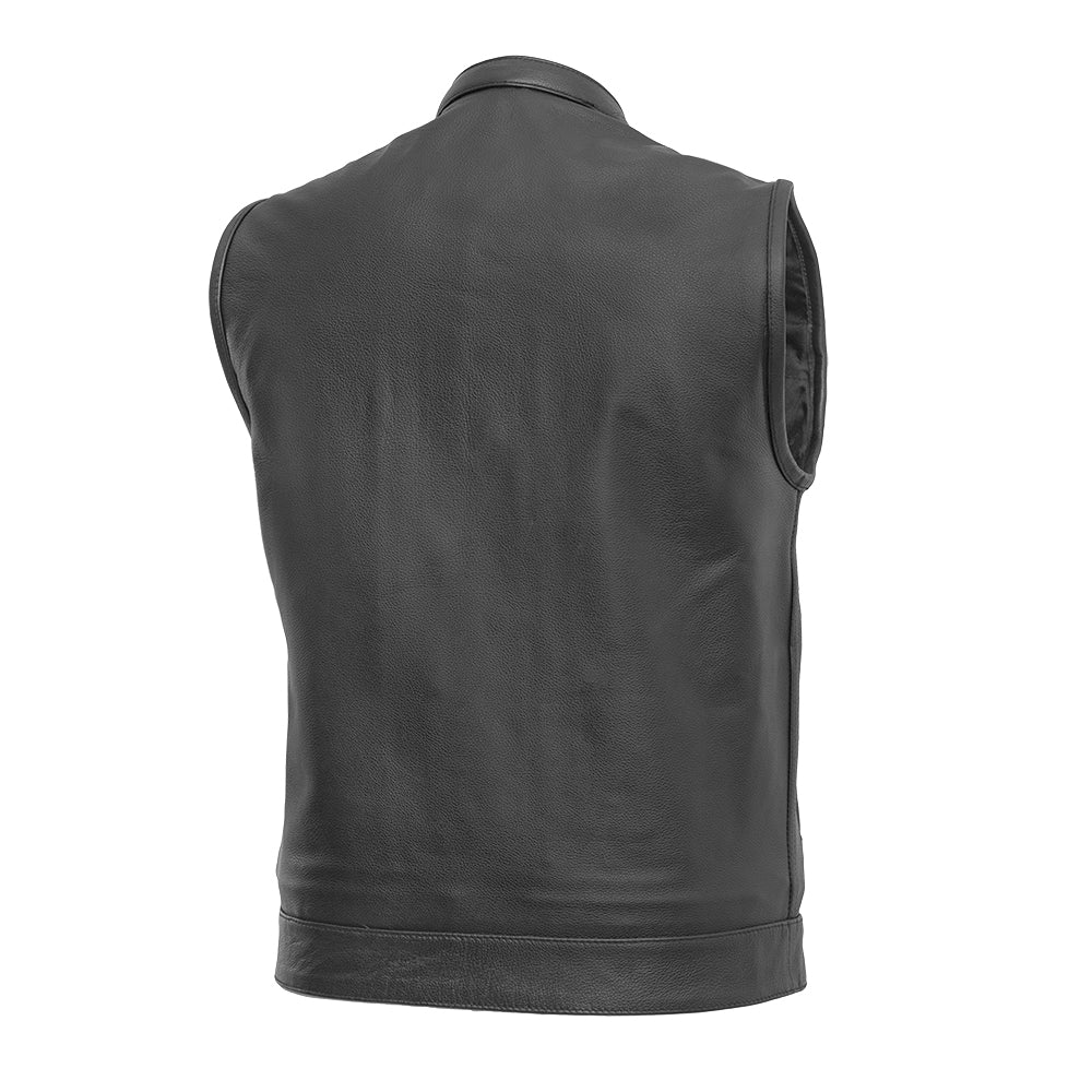 Blaster Men's Leather Motorcycle Vest Men's Leather Vest Vests