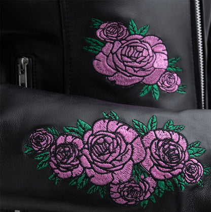 Bloom - Women's Motorcycle Leather Jacket Women's Leather Jacket Jackets