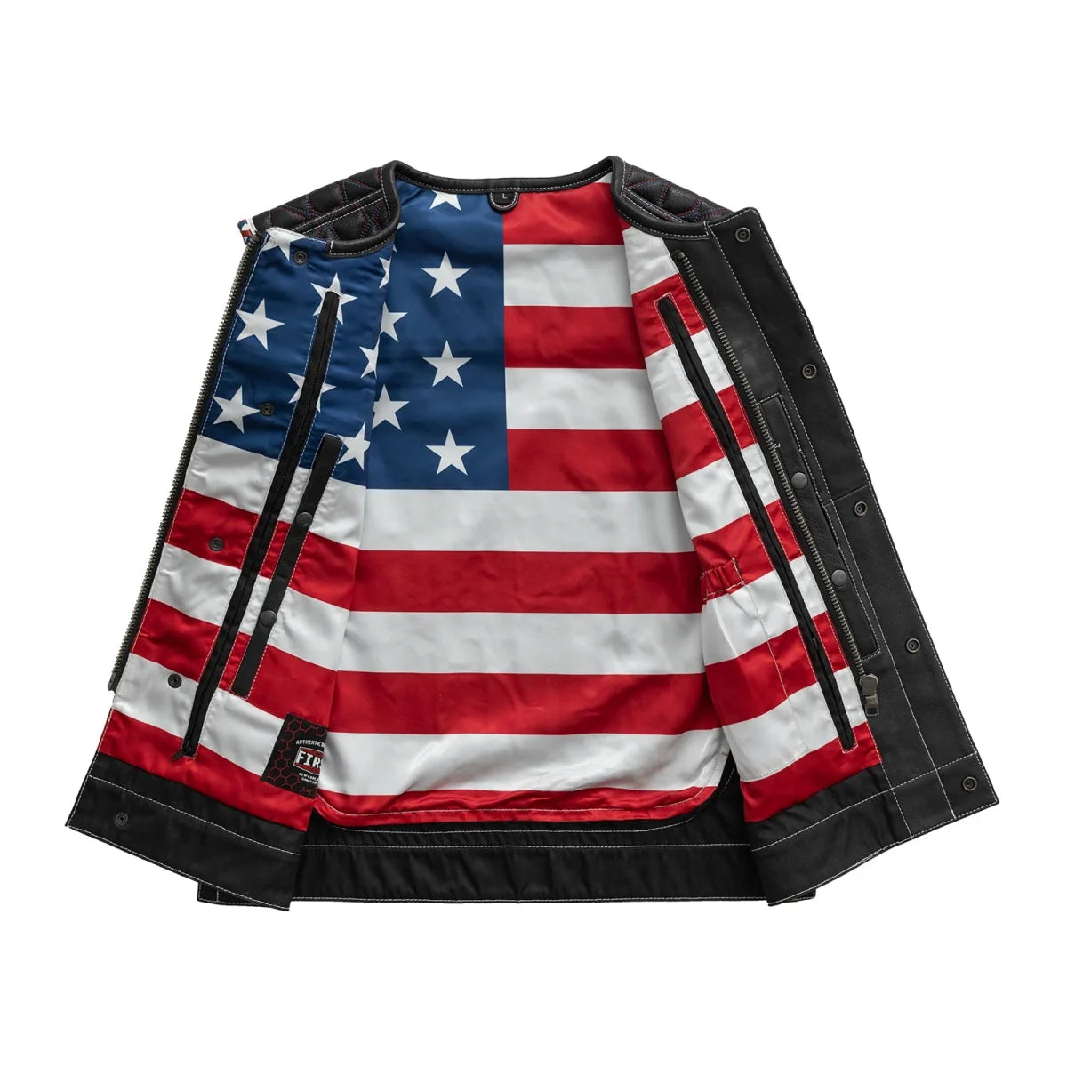 Captain Men's Motorcycle Leather Vest Men's Leather Vest Vests