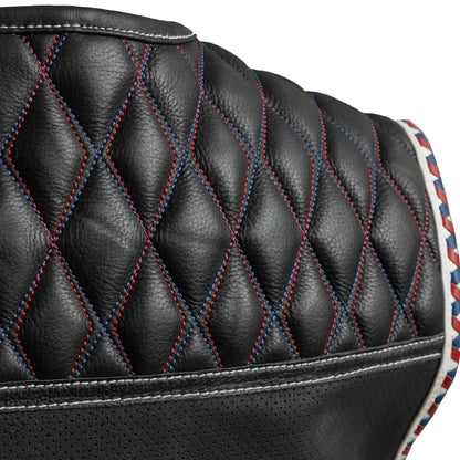 Captain Perforated Men's Motorcycle Leather Vest Men's Perforated Leather Vest Vests