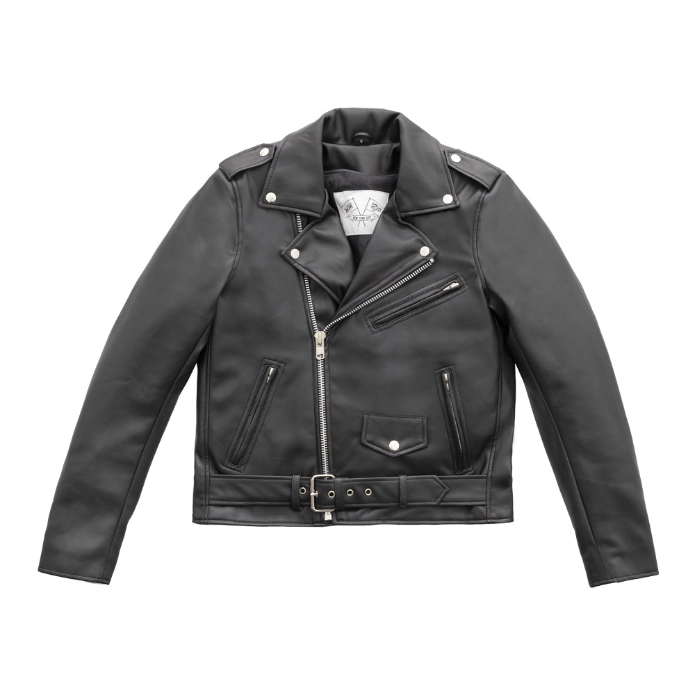 Cassandra - Women's Vegan Leather Motorcycle Jacket Women's Leather Jacket Jackets Black XS