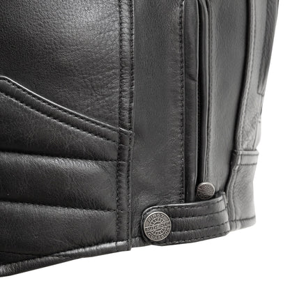 Chaos - Men's Leather Motorcycle Jacket Men's Leather Jacket Jackets