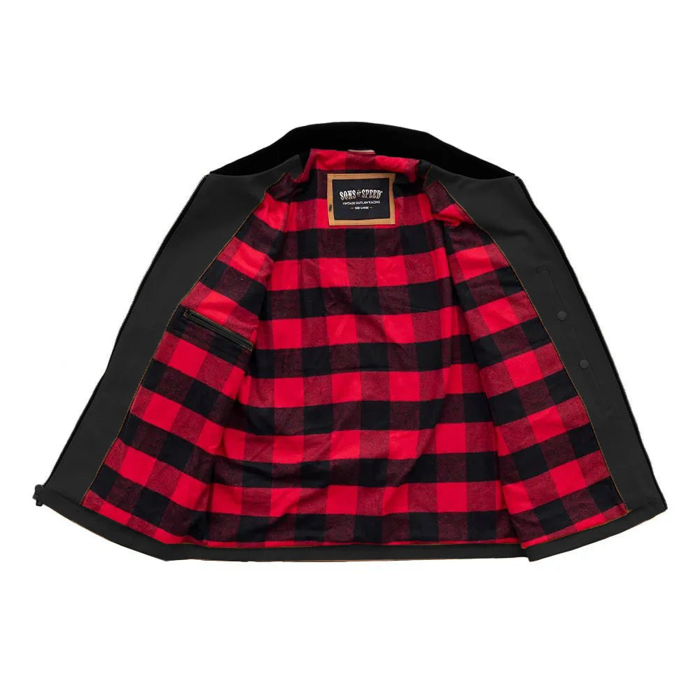 Sons of Speed - Lined Mechanic Jacket Men's Canvas Jacket Jackets
