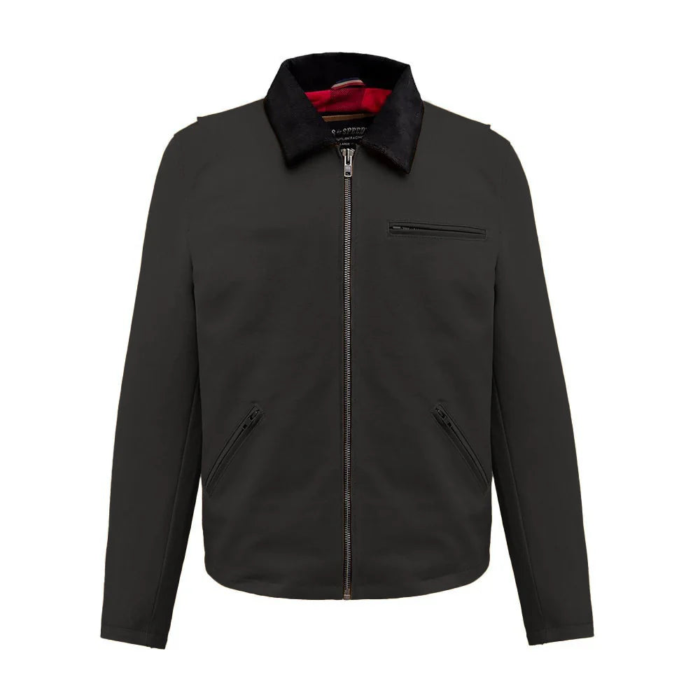 Choppers Inc - Lined Mechanic Jacket Men's Leather Jacket Jackets Black S