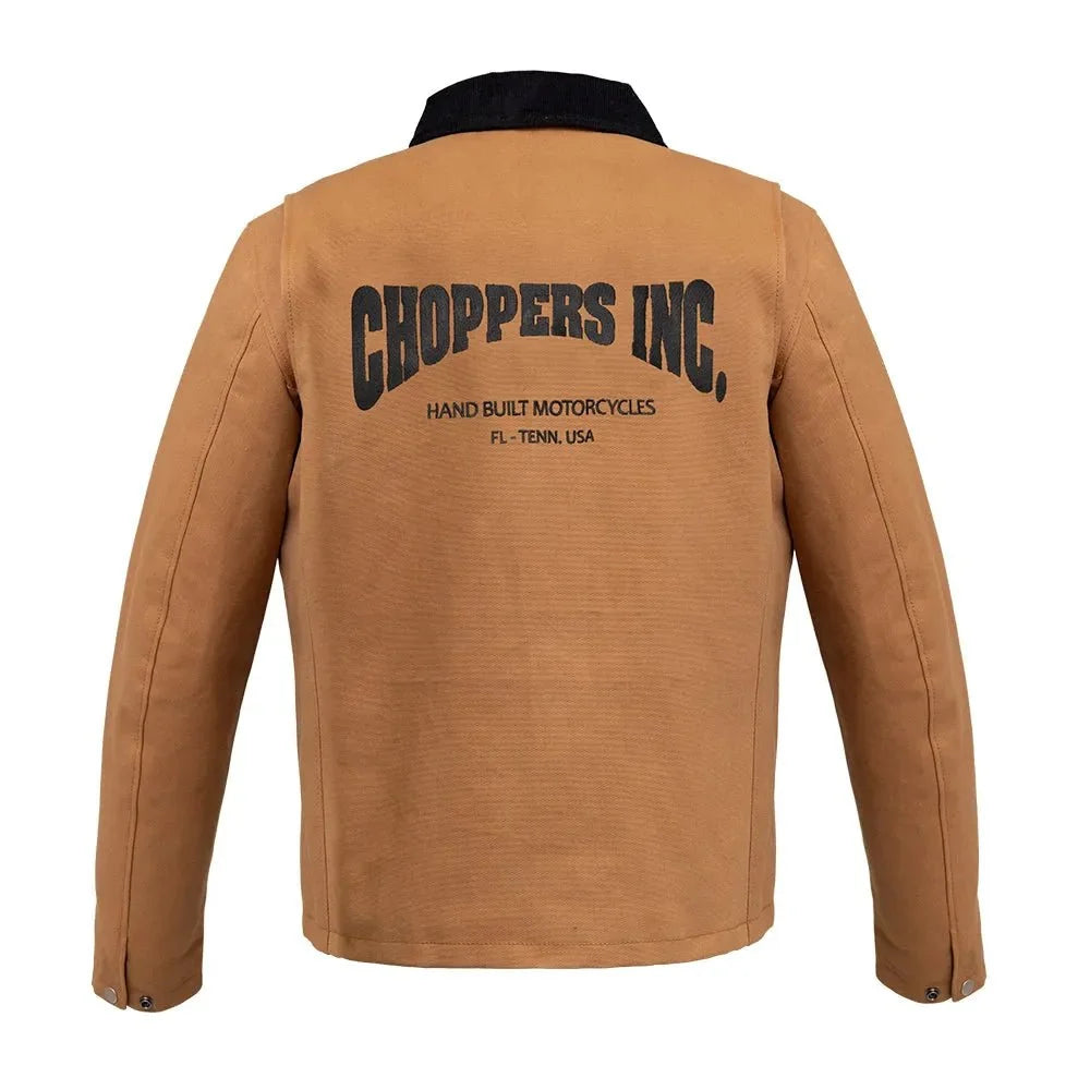 Choppers Inc - Lined Mechanic Jacket Men's Leather Jacket Jackets
