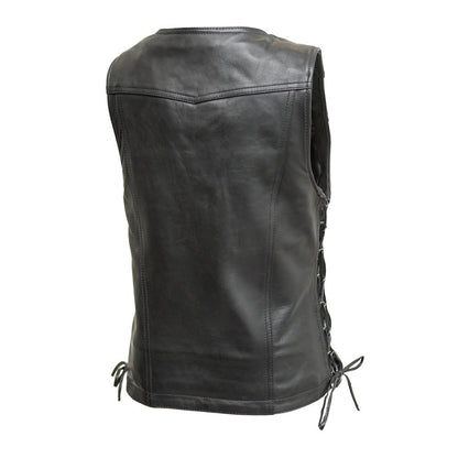 Cindy - Women's Motorcycle Sheepskin Vest Women's Leather Vest Vests