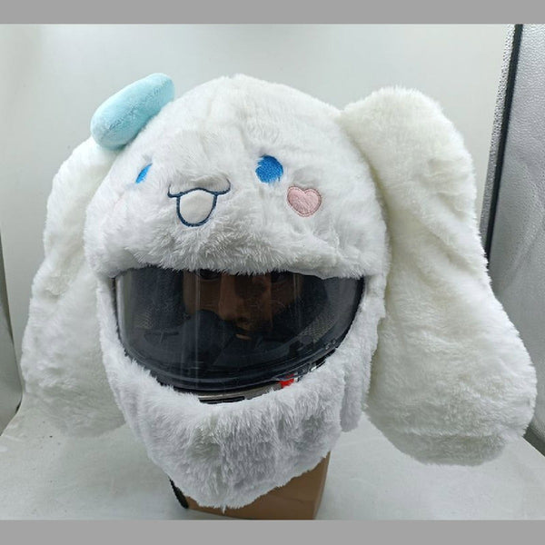 Cinnamoroll Motorcycle Helmet Cover Plush Bunny Ears – American Legend Rider