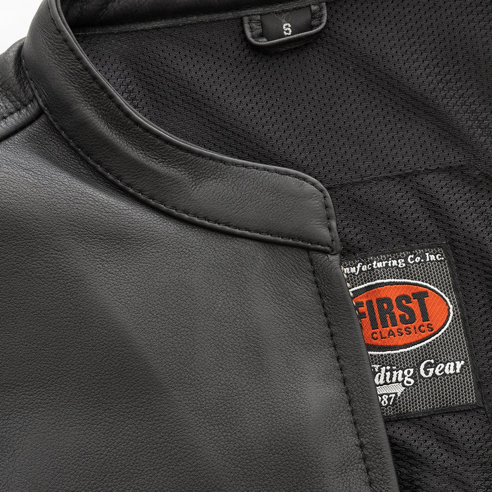 Club House Men's Leather Motorcycle Vest Men's Leather Vest Vests