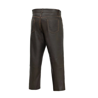 Commander Men's Leather Motorcycle Pants Men's Leather Pants First Manufacturing Company