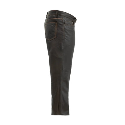 Commander Men's Leather Motorcycle Pants Men's Leather Pants First Manufacturing Company