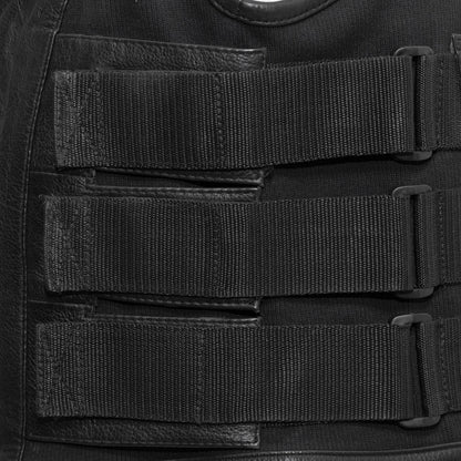 Commando Men's Leather Swat Style Motorcycle Vest Men's Leather Vest Vests