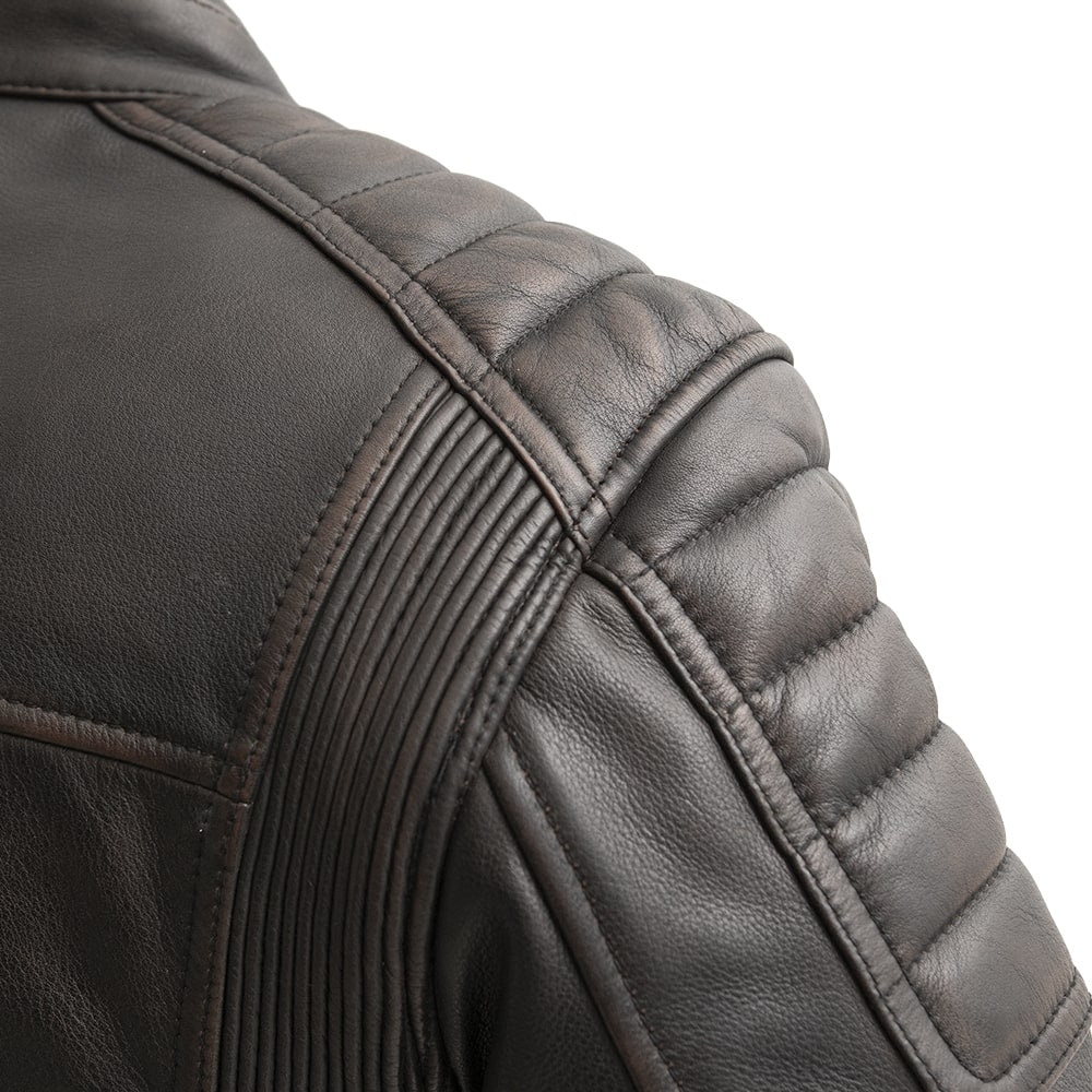 Crusader Men's Motorcycle Leather Jacket Men's Leather Jacket Jackets