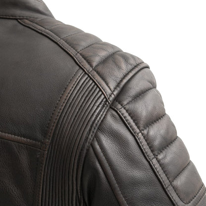 Crusader Men's Motorcycle Leather Jacket Men's Leather Jacket Jackets
