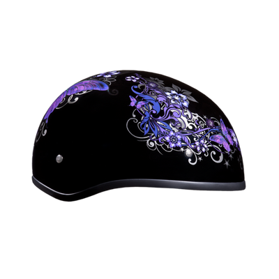 Daytona D.O.T Skull Cap - w/Butterfly Helmet