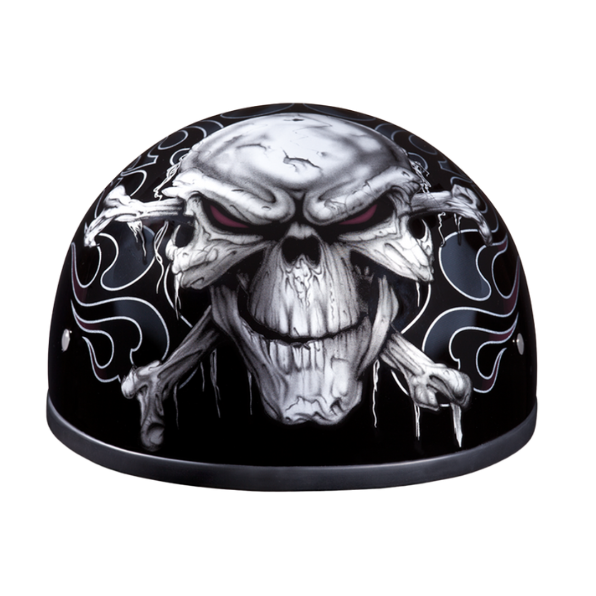 Daytona D.O.T Skull Cap - w/Cross Bones Helmet