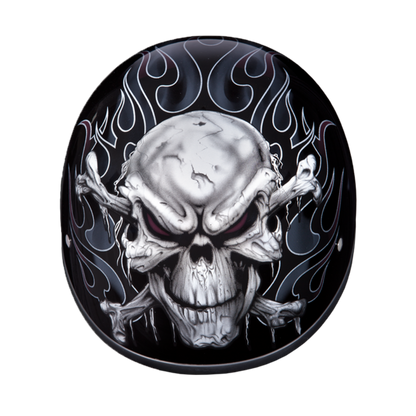 Daytona D.O.T Skull Cap - w/Cross Bones Helmet