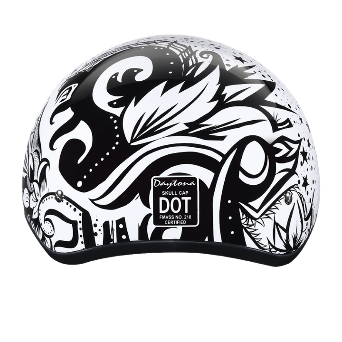 Daytona D.O.T Skull Cap - w/Lovesee Helmet